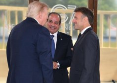 رؤساء مصر وفرنسا وأمريكا