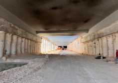  تكثيف أعمال حفر وتنفيذ نفق بوغاز نيو مارينا