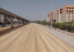 تطوير شامل للمحور المركزي الموازي بمدينة 6 أكتوبر
