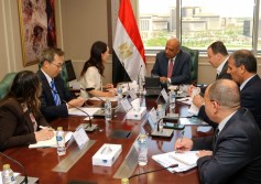 عقد الدكتور محمود عصمت، وزير الكهرباء والطاقة المتجددة، اجتماعًا مع وفد الوكالة اليابانية للتعاون الدولي «JICA»
