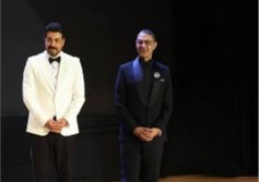 المنتج هشام سليمان ورئيس المهرجان 
