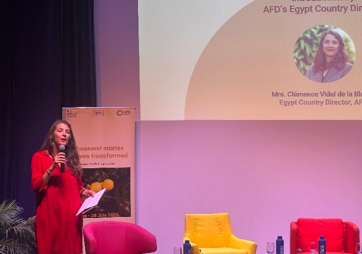 كليمنس فيدال دي لا بلاش مديرة مكتب الوكالة بمصر