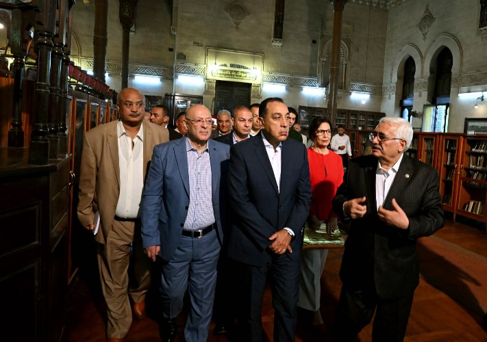من الأقدم في العالم.. رئيس الوزراء يتفقد المبنى التاريخي للجمعية الجغرافية المصرية