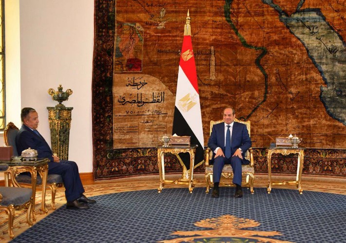 استقبل الرئيس عبد الفتاح السيسي، اليوم، نبيل فهمي، المرشح لمنصب الأمين العام لجامعة الدول العربية