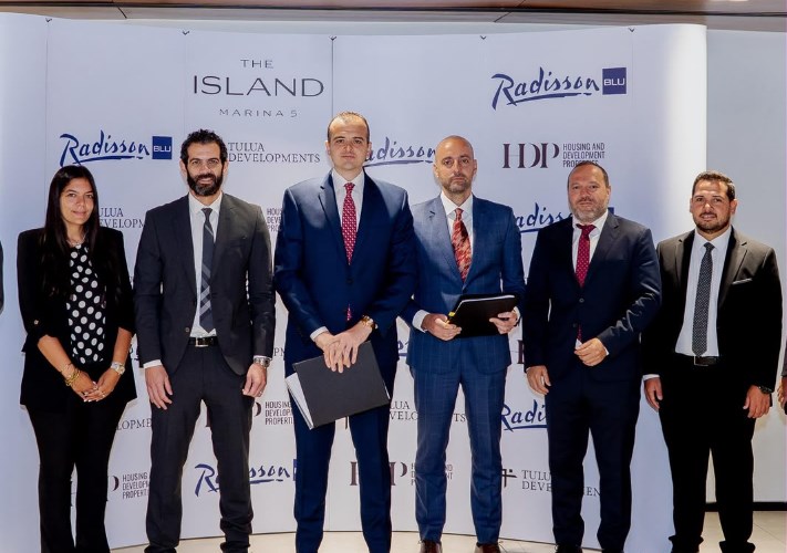 تحالف «HDP وطلوع» يوقع شراكة مع مجموعة «Radisson Blu» لإقامة فندق بمرحلة Blu Stays داخل مشروع The Island – Marina 5