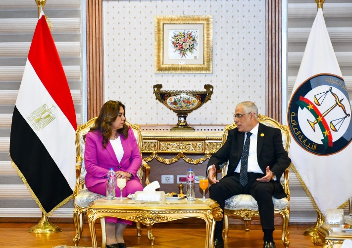 النائب العام وزيرة التنمية المحلية