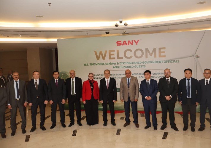 وزير الكهرباء يشهد بدء إنشاء أول مصنع لتوربينات الرياح بطاقة إنتاجية 2 جيجاوات سنويًا