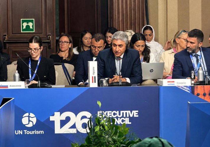 وزير السياحة يشارك في فعاليات الدورة الـ126 للمجلس التنفيذي لمنظمة الأمم المتحدة بإسبانيا