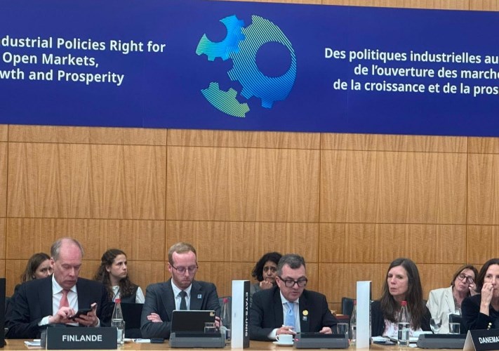 خلال اجتماع المجلس الوزاري لـ OECD