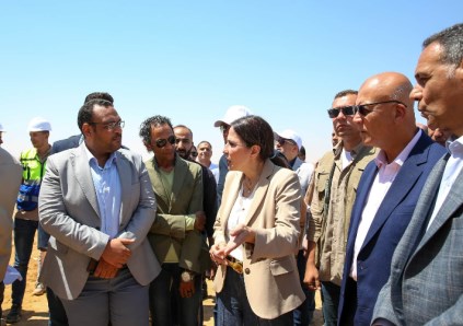 المهندسة راندا المنشاوي في جولة بمدينة بدر