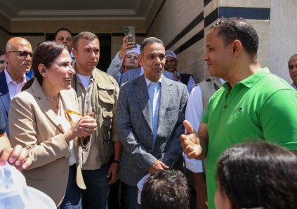 المهندسة راندا المنشاوي في جولة بسكن العاصمة بمدينة بدر