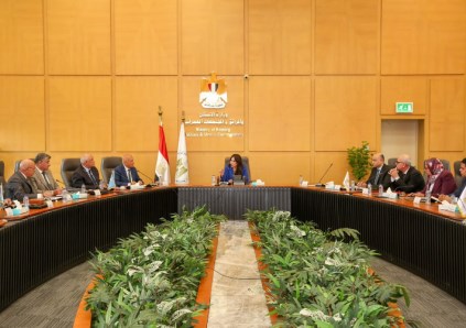 متابعة موقف تنفيذ مشروعات مياه الشرب والصرف الصحي بمحافظة أسيوط 