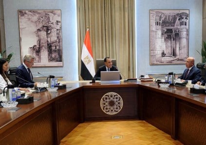 مدبولي ورئيس شركة ميرسك