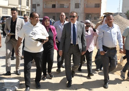 محافظ بورسعيد يتفقد بورفؤاد