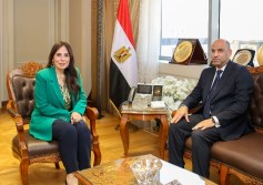 وزيرة الإسكان تستقبل وزير العمل 