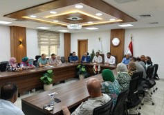 متابعة  مشروعات الطرق والمرافق وتوفيق أوضاع الأراضي بمدينة العبور الجديدة