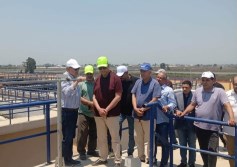 نائب وزيرة الإسكان يتفقد مشروعات مياه الشرب والصرف الصحي بمطوبس
