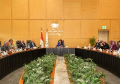 متابعة موقف تنفيذ مشروعات مياه الشرب والصرف الصحي بمحافظة أسيوط 