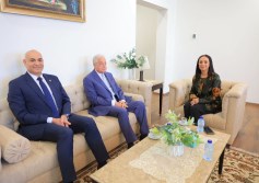 وزيرة التضامن مع مستشار رئيس الجمهورية