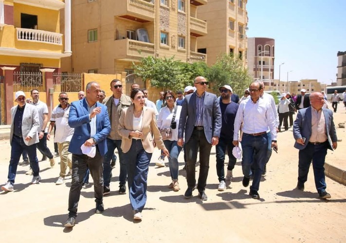 وزيرة الإسكان في جولة بالحي المتميز بمدينة بدر