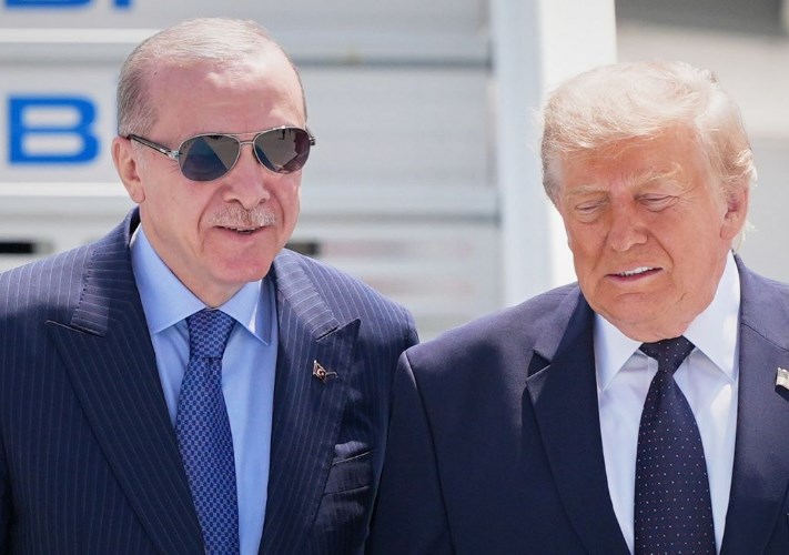الرئيس ترامب مع أردوغان