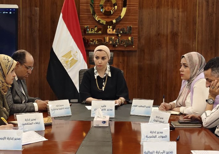 الدكتوره نهى الدغيدي نائب رئيس هيئة الرعاية الصحية ببورسعيد