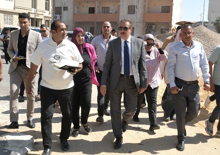 محافظ بورسعيد يتفقد بورفؤاد